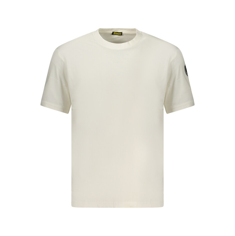 BLAUER APPAREL Bílé pánské triko s krátkým rukávem