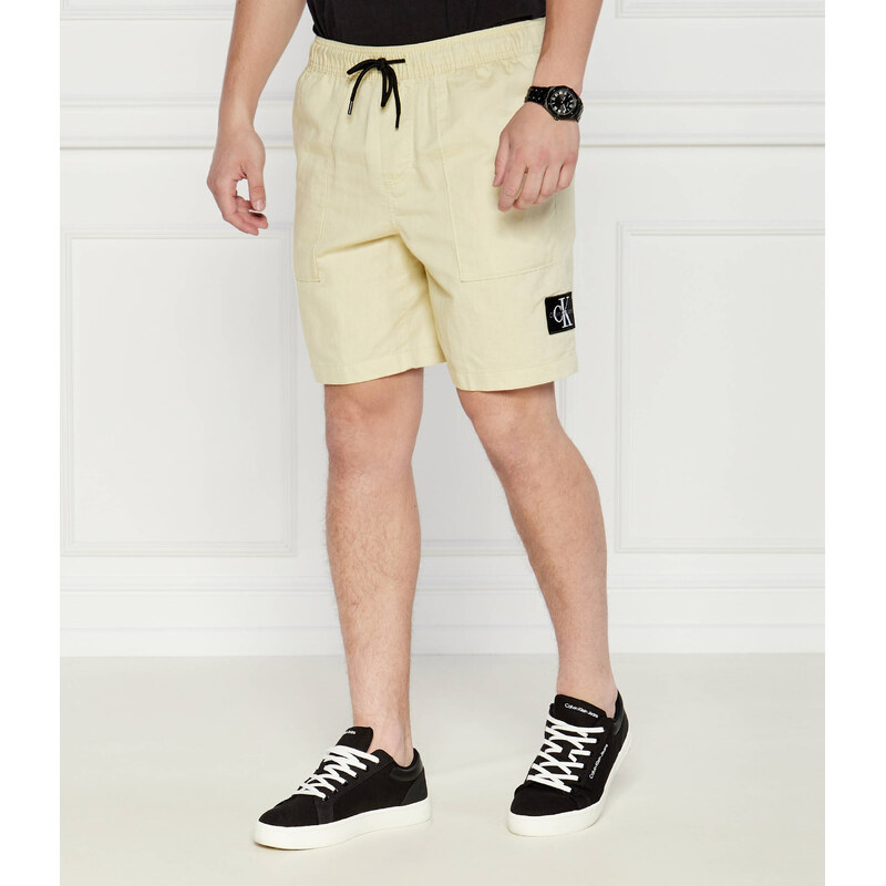 Calvin Klein Jeans Šortky přidáním lnu