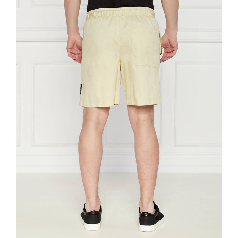 Calvin Klein Jeans Šortky přidáním lnu