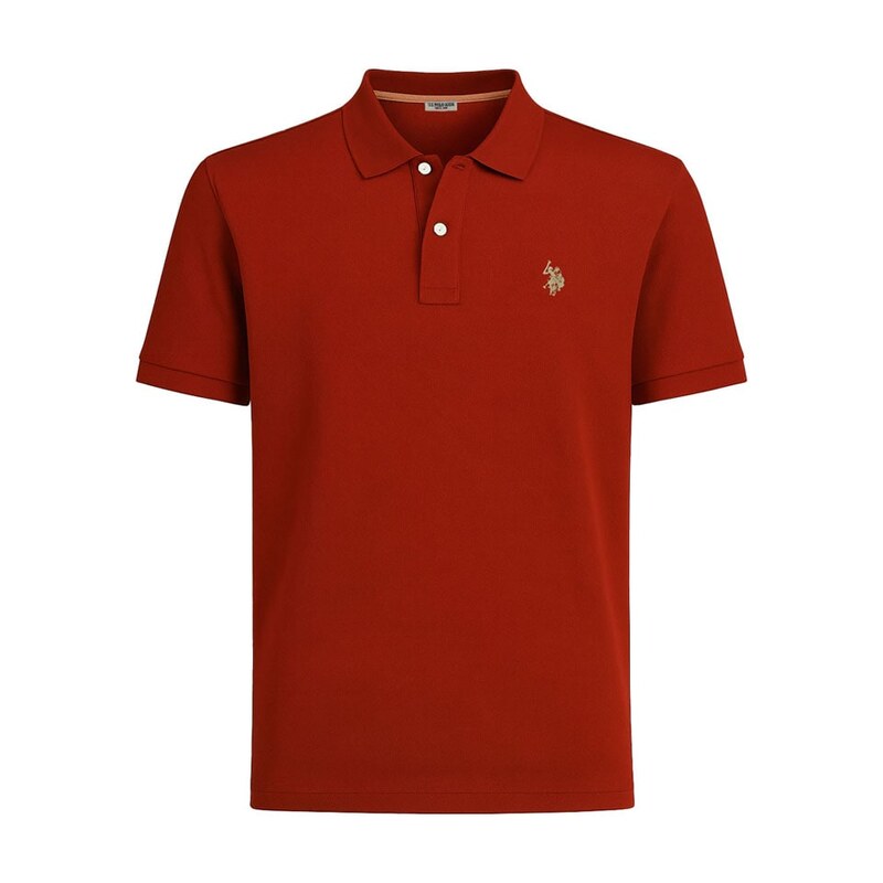 Tričko U.S. Polo Assn. Rotbraun 9440778