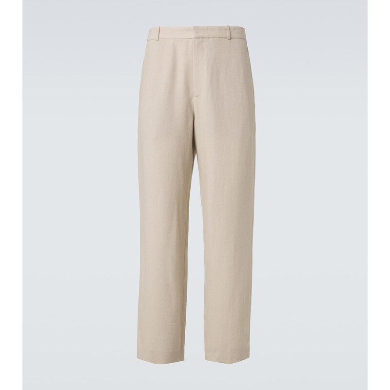 The Row Toril linen-blend wide-leg pants
