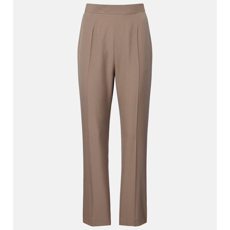 The Row Eranza wool straight pants
