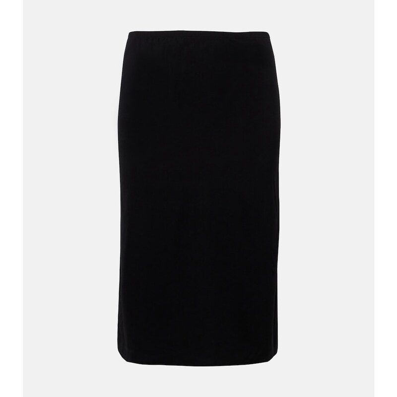 The Row Ivera silk-blend chiffon slip skirt