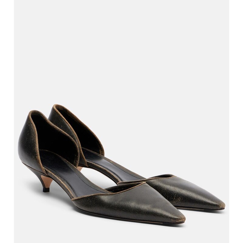 The Row Liisa DOrsay leather pumps