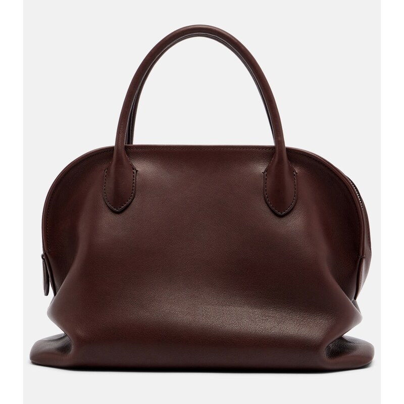 The Row Agnes 12 leather top-handle bag
