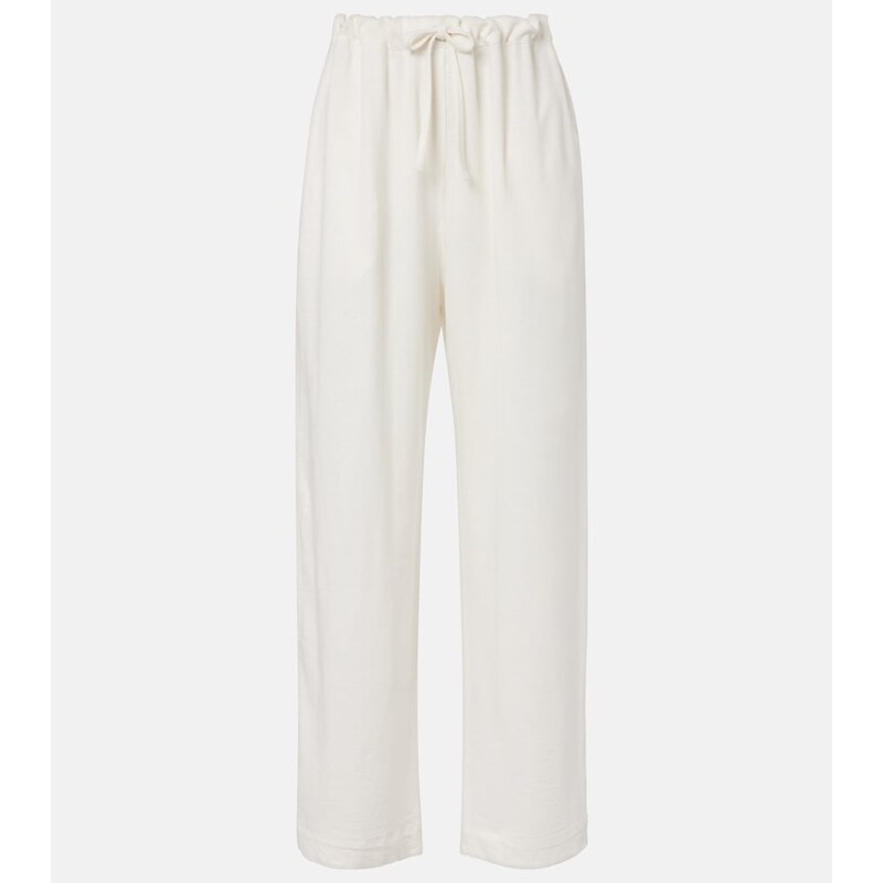 The Row Faz linen-blend wide-leg pants