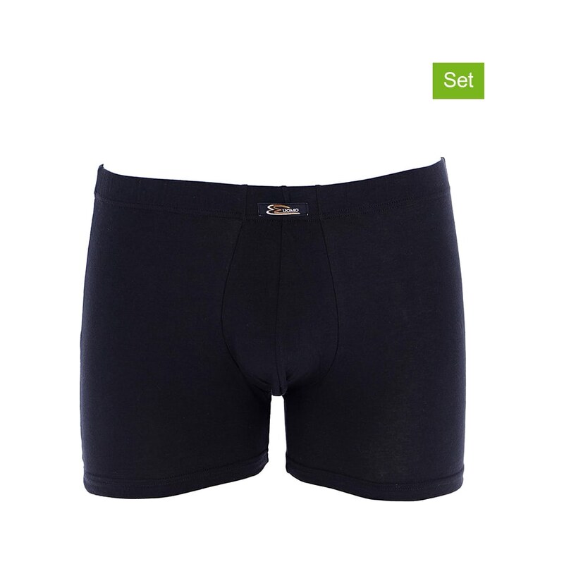 Boxerky COTONELLA Schwarz 1253801