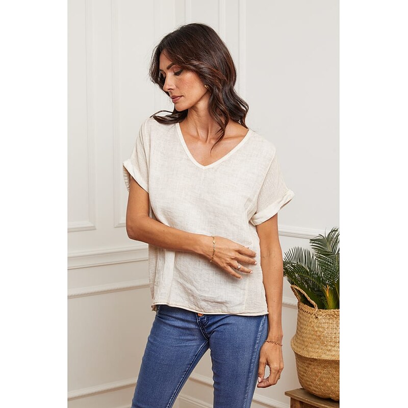 Tričko Fleur de Lin Creme 8950062 115660061
