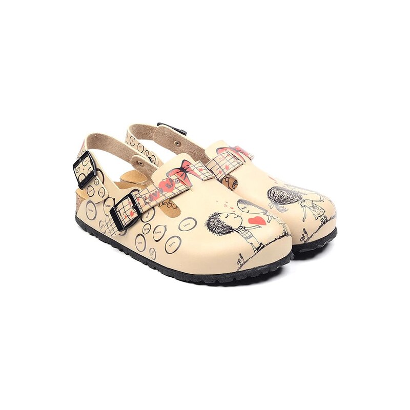 Sandály Calceo Beige/ Bunt 6975470 115660239