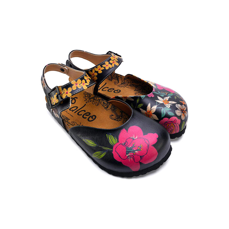 Sandály Calceo Schwarz/ Bunt 6444442 115660240
