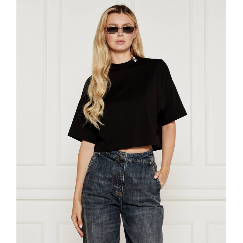HUGO Tričko Damelody | Cropped Fit