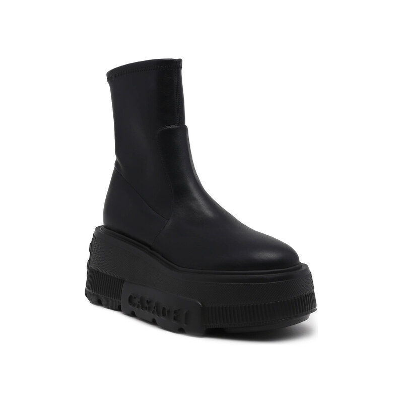 Casadei Kožené kotníkové boty na platformě MALLEOLO LAB 83536987