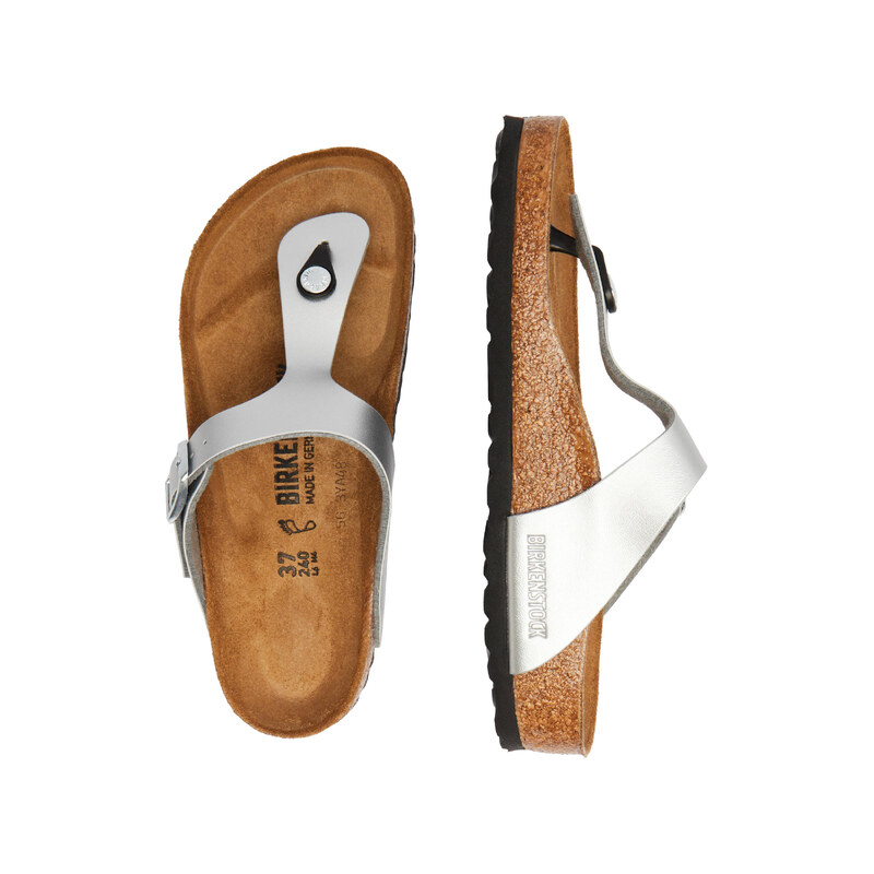 Birkenstock Žabky Gizeh s přídavkem kůže | regular fit