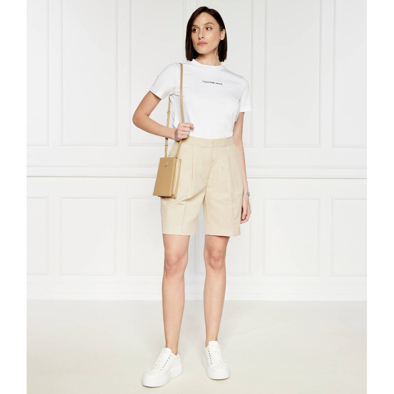 Calvin Klein Lněné šortky | regular fit
