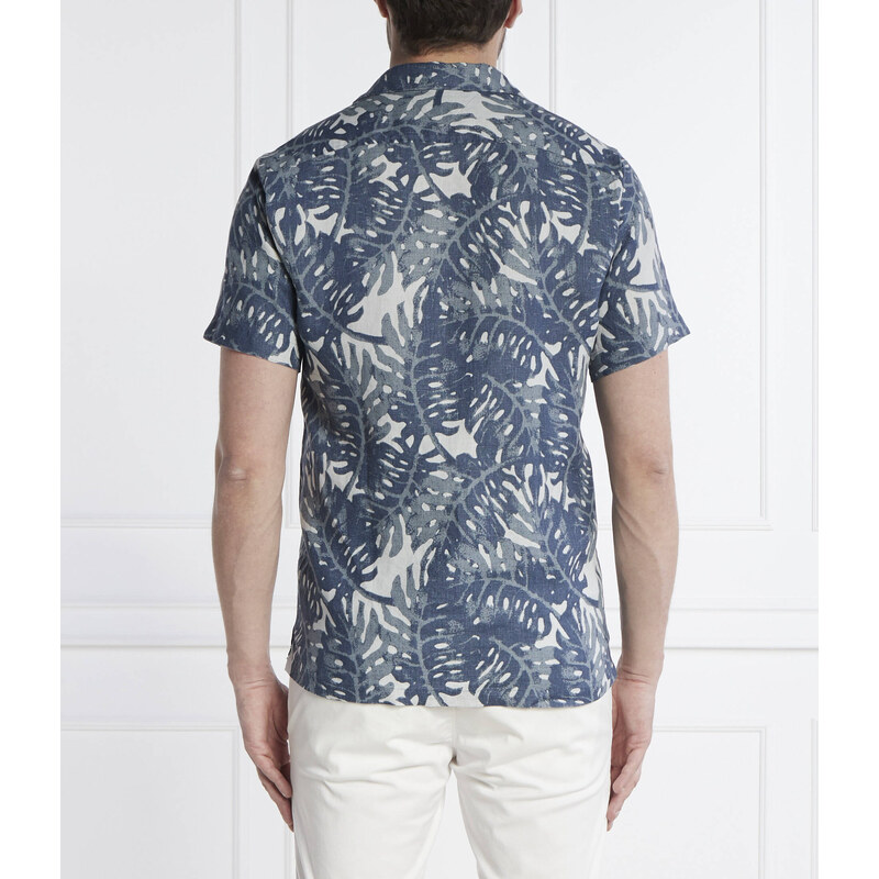 Tommy Hilfiger Lněná košile W-DIFFUSED FOLIAGE | Regular Fit