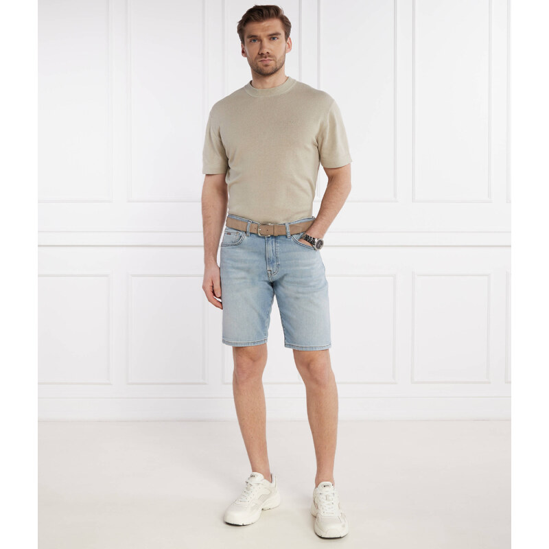 BOSS ORANGE Svetr Kruccio | Regular Fit přidáním lnu
