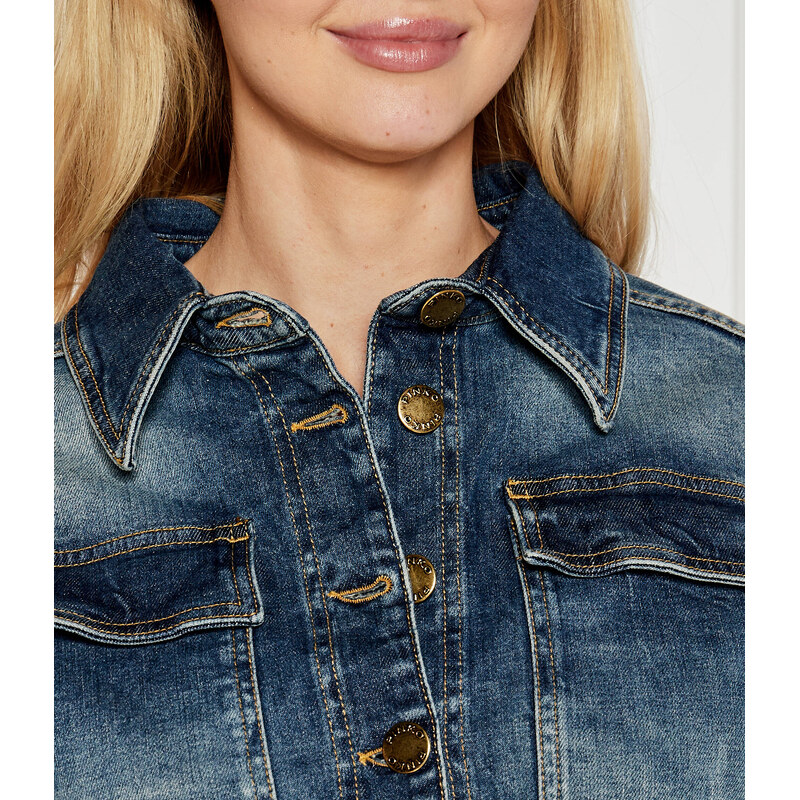 Pinko Džínová bunda | Cropped Fit