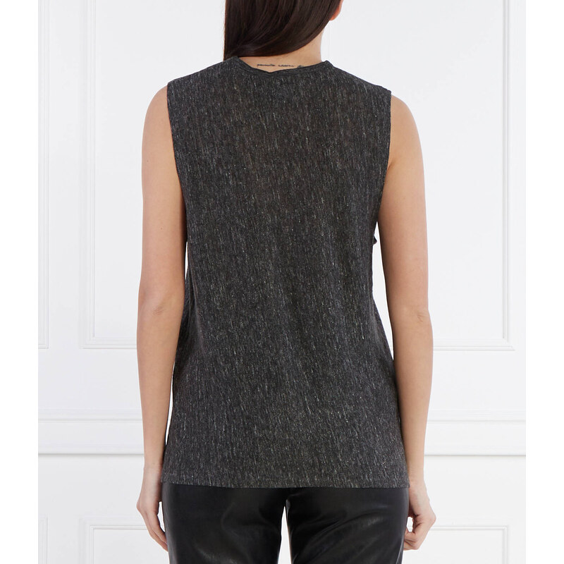 Pinko Lněný top TARA | Relaxed fit