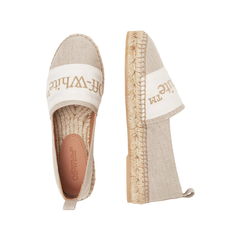 OFF-WHITE Espadrilky s přídavkem kůže