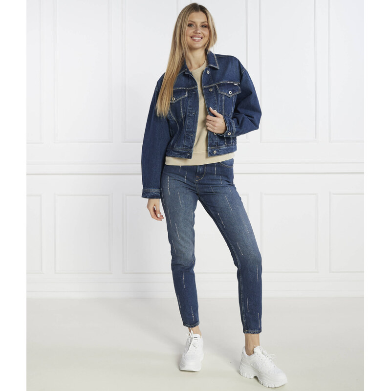 Pepe Jeans London Džínová bunda TURNER SPARKLE | Regular Fit