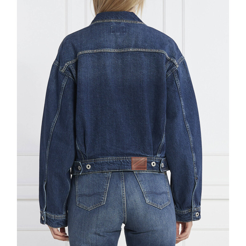 Pepe Jeans London Džínová bunda TURNER SPARKLE | Regular Fit