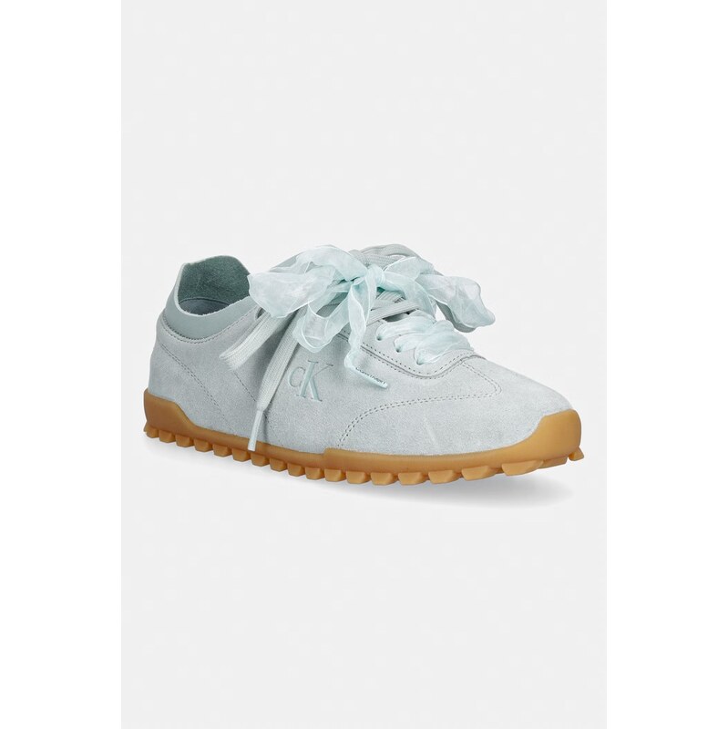 Calvin Klein LOW PROFILE RUN MG SUE DB LACES sneakers boty dámské 115666758