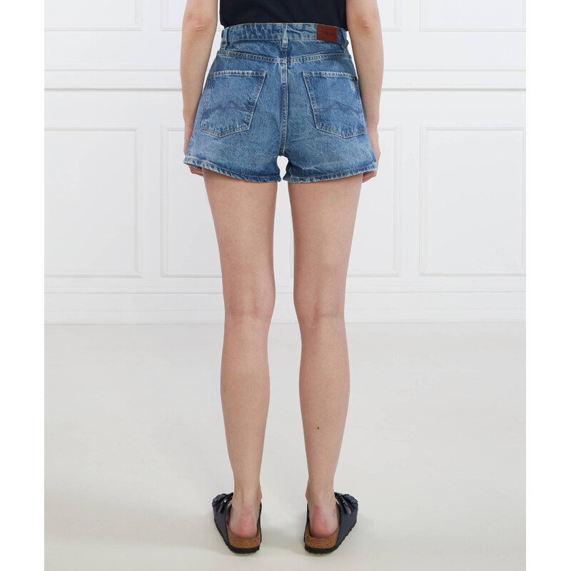 Pepe Jeans London Šortky SUZIE | Regular Fit | denim
