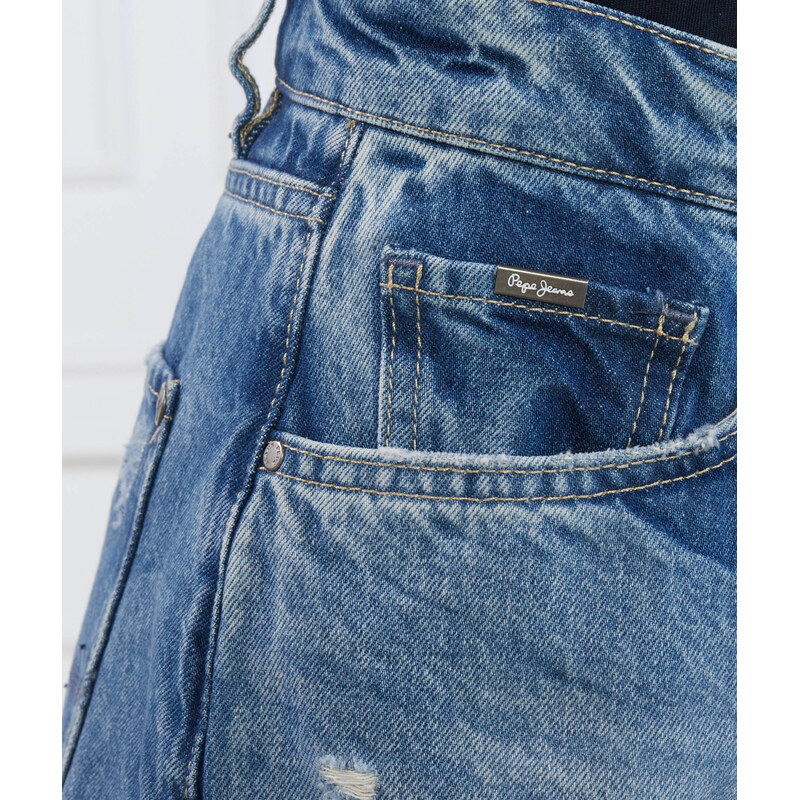 Pepe Jeans London Šortky SUZIE | Regular Fit | denim