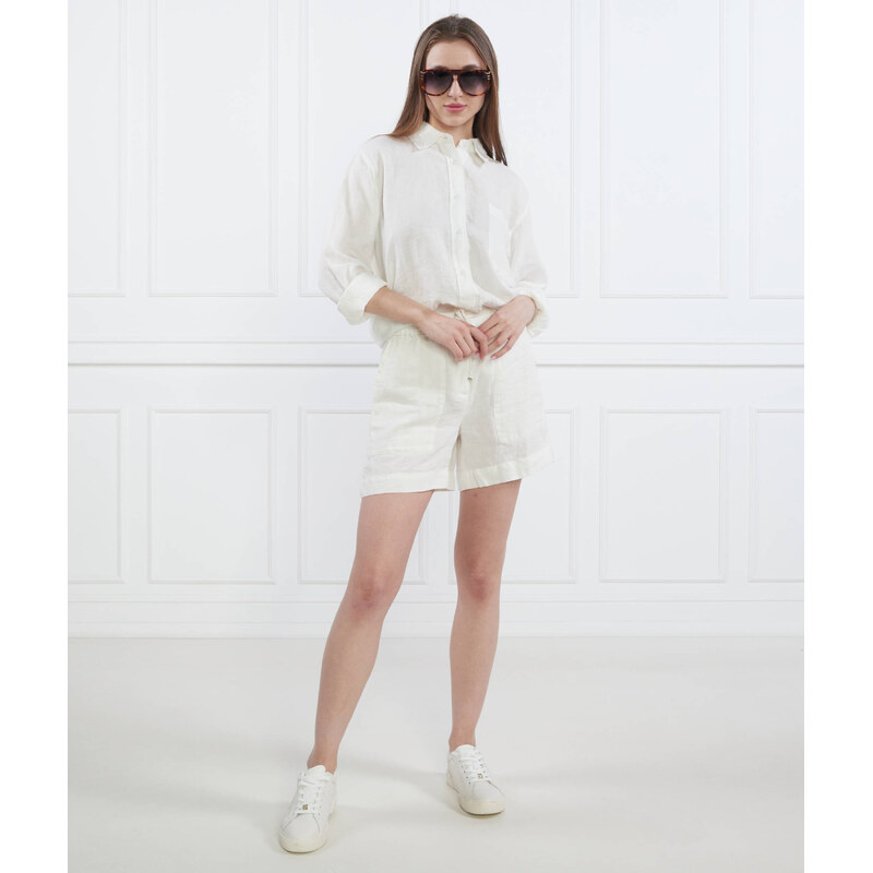 Tommy Hilfiger Lněné šortky | Regular Fit