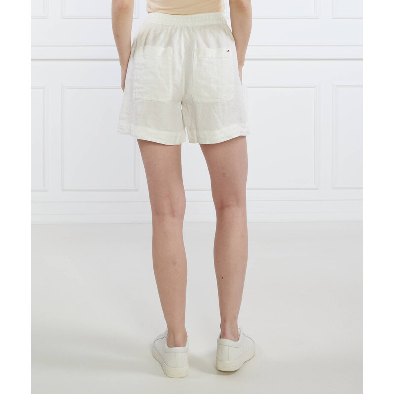Tommy Hilfiger Lněné šortky | Regular Fit