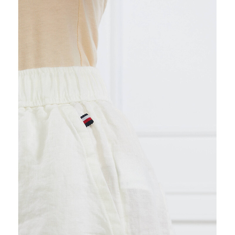 Tommy Hilfiger Lněné šortky | Regular Fit