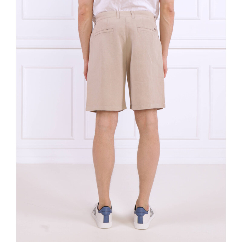 Armani Exchange Lněné šortky chino | regular fit