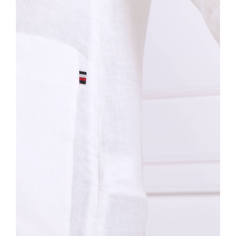 Tommy Hilfiger Lněná sako CASUAL LINEN SB BLAZER | Regular Fit