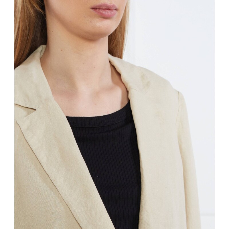 Tommy Hilfiger Lněná sako CASUAL LINEN SB BLAZER | Regular Fit