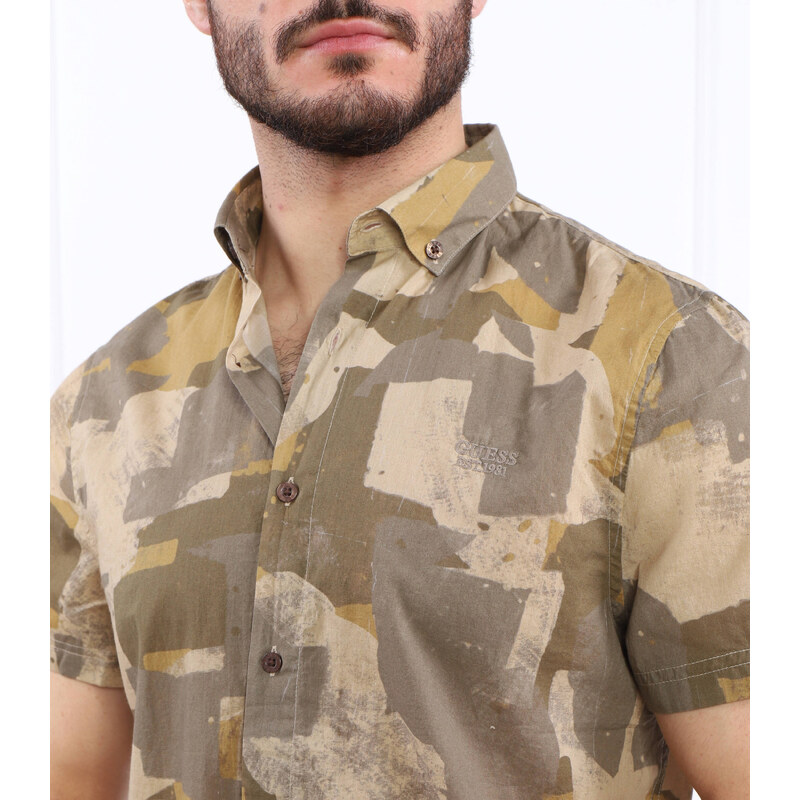GUESS Košile SS COLLINS | Regular Fit