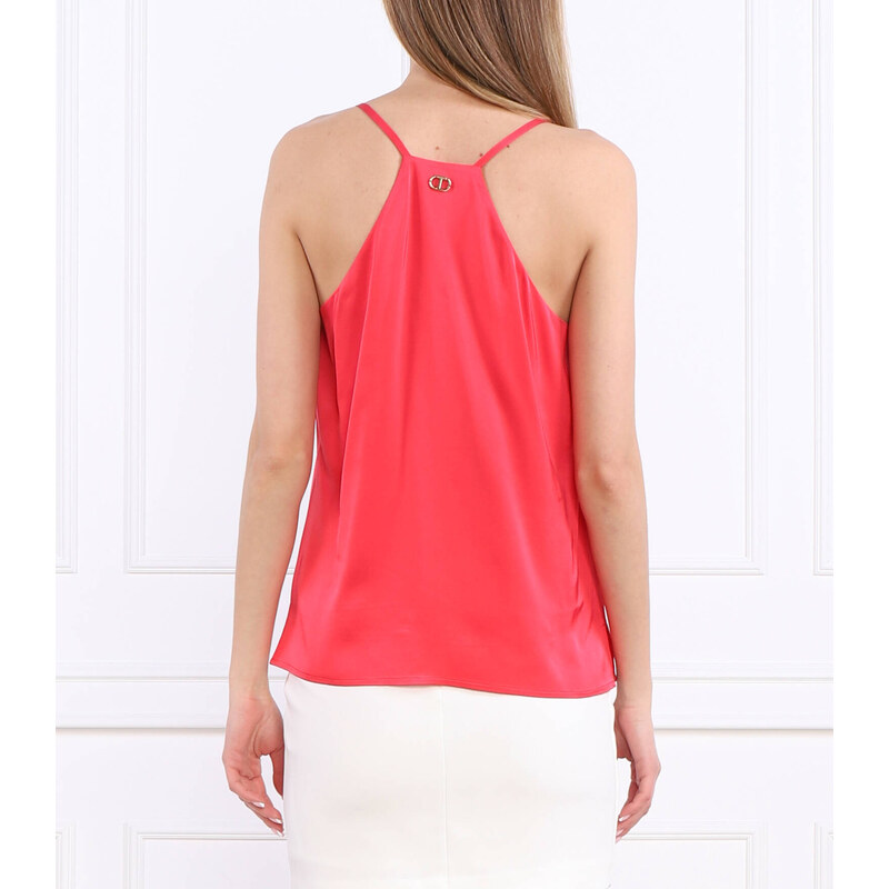 TWINSET Saténový top | Regular Fit