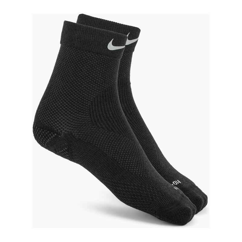 Ponožky Nike Running Wool Micro Crew black/dark smoke grey