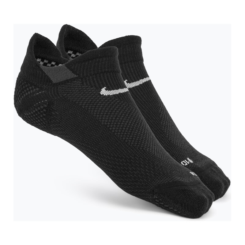Ponožky Nike Running No-Show Wool black/dark smoke grey/light