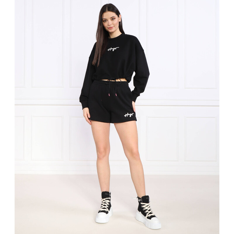 HUGO Mikina Delive | Cropped Fit