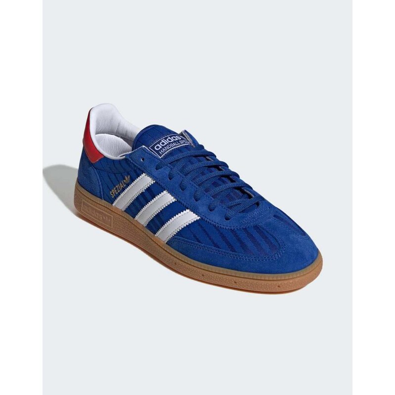 adidas Originals Handball spezial shoes in power blue / red /