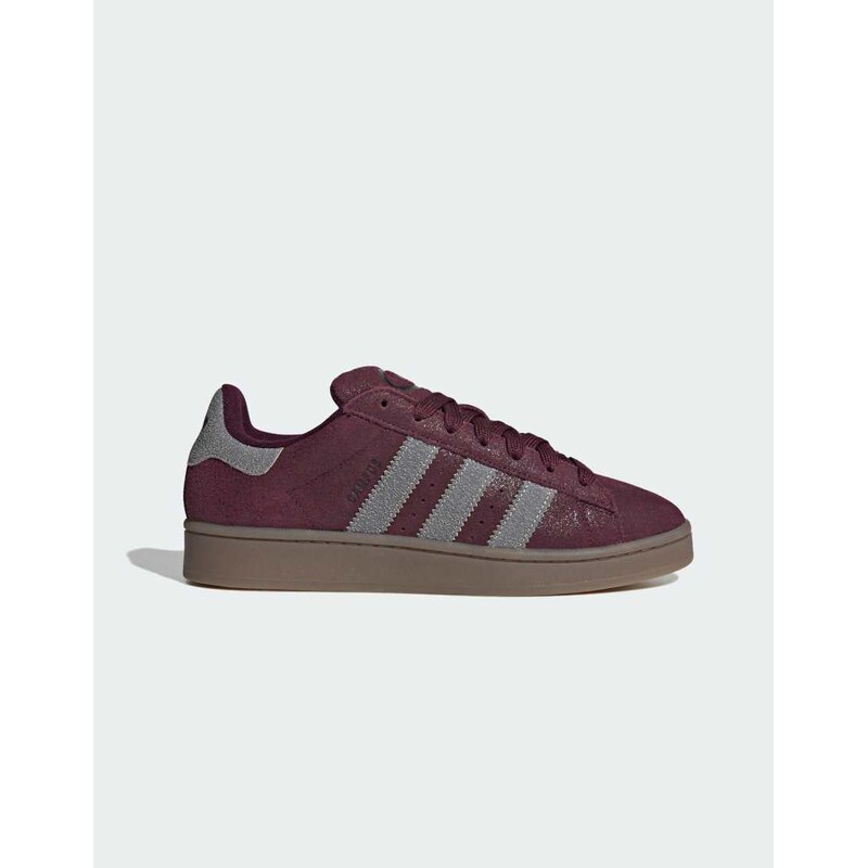 adidas Originals Campus 00s trainers in maroon and grey-Neutral