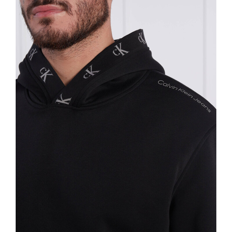 Calvin Klein Jeans Mikina LOGO JACQUARD | Regular Fit