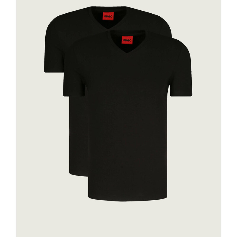 HUGO Tričko 2-pack Hugo-V | Slim Fit
