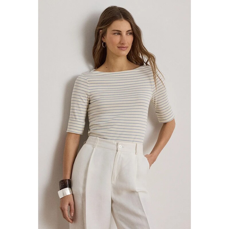Lauren Ralph Lauren tričko dámské s bavlnou 115677983