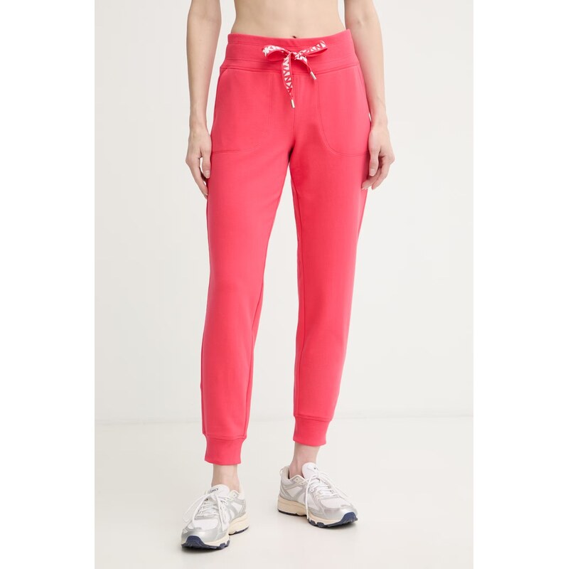 DKNY tepláky dámské bavlněné s elastanem 115678025