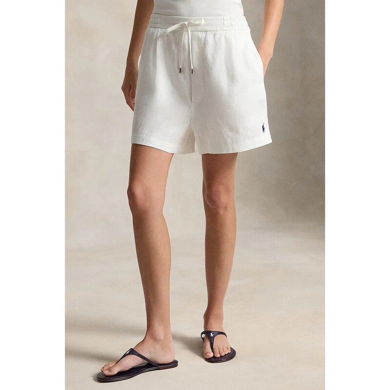 Polo Ralph Lauren šortky dámské LINEN-WVN-SHORTS 115678037