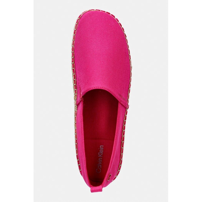 Calvin Klein espadrily dámské OBLIQUE ESPADRILLE CANVAS