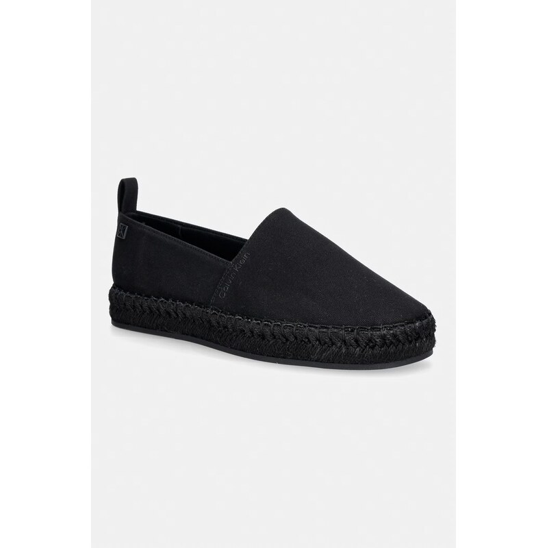 Calvin Klein espadrily dámské OBLIQUE ESPADRILLE CANVAS