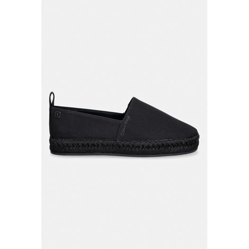 Calvin Klein espadrily dámské OBLIQUE ESPADRILLE CANVAS