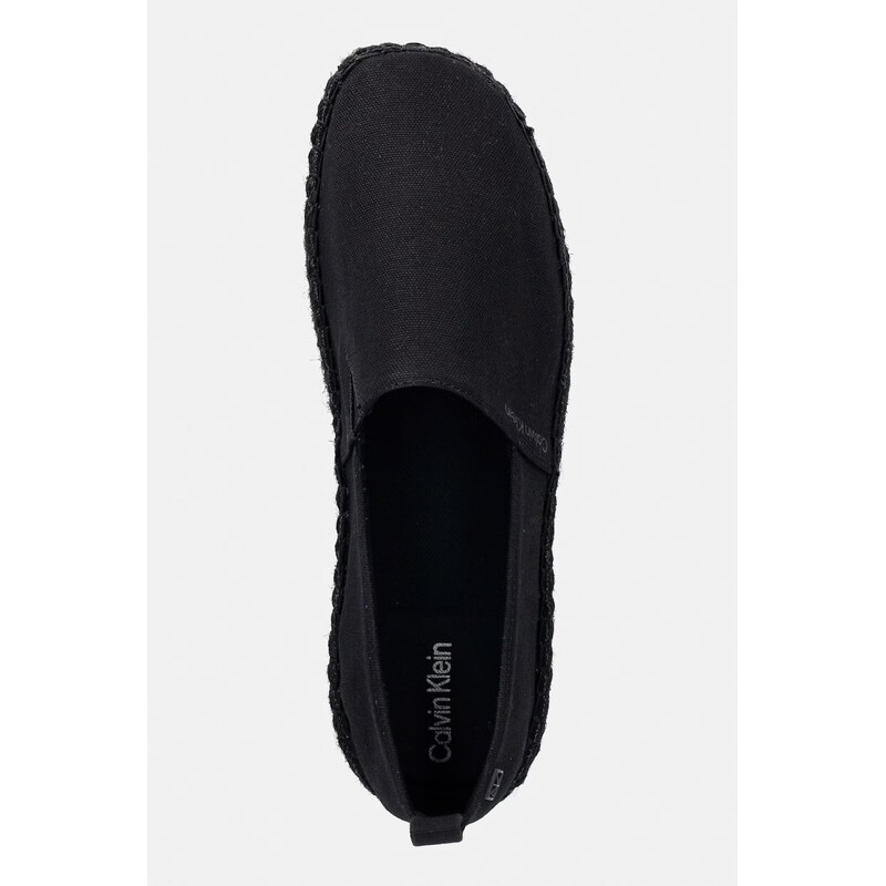Calvin Klein espadrily dámské OBLIQUE ESPADRILLE CANVAS
